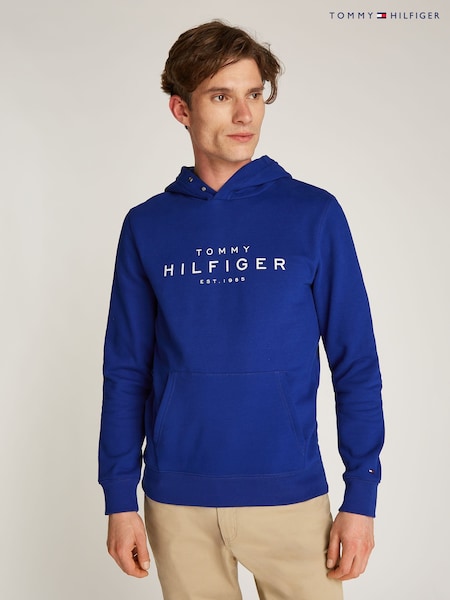 Tommy Hilfiger Blue Regular Fit Hoodie (AW8591) | $157