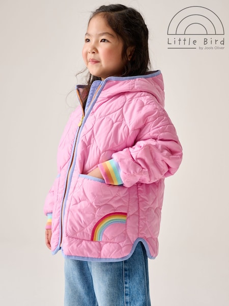 Little Bird by Jools Oliver Heart Quilted Jacket (AW8647) | 283 LEI - 313 LEI
