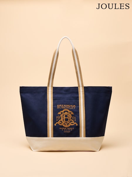 Joules Official Burghley Navy Tote Bag (AW8649) | R$ 275