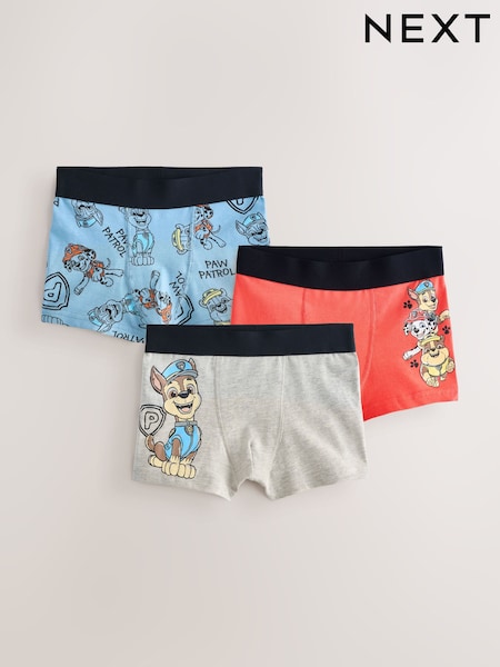 Red/Blue PAW Patrol Trunks 3 Pack (1.5-8yrs) (AW8663) | 64 QAR - 69 QAR
