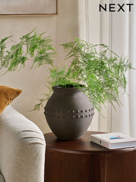 Grey Bobble Loxley Textured Medium Ceramic Vase (AW8757) | €42