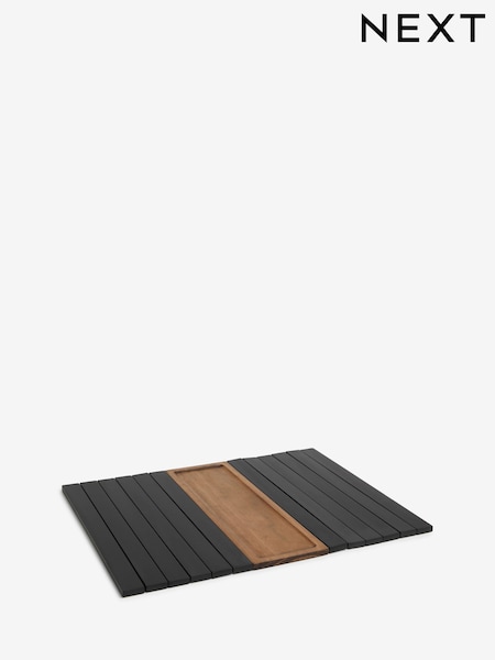Dark Bronx Wood Sofa Tray (AW8790) | 29 €
