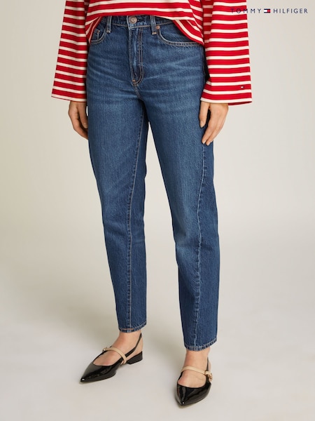 Tommy Hilfiger Blue Classic Mid Rise Straight 100% Cotton Jeans (AW8847) | $240