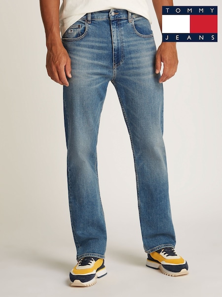 Синий - Tommy Jeans Otis Mid Rise Straight Jeans (AW8857) | €133