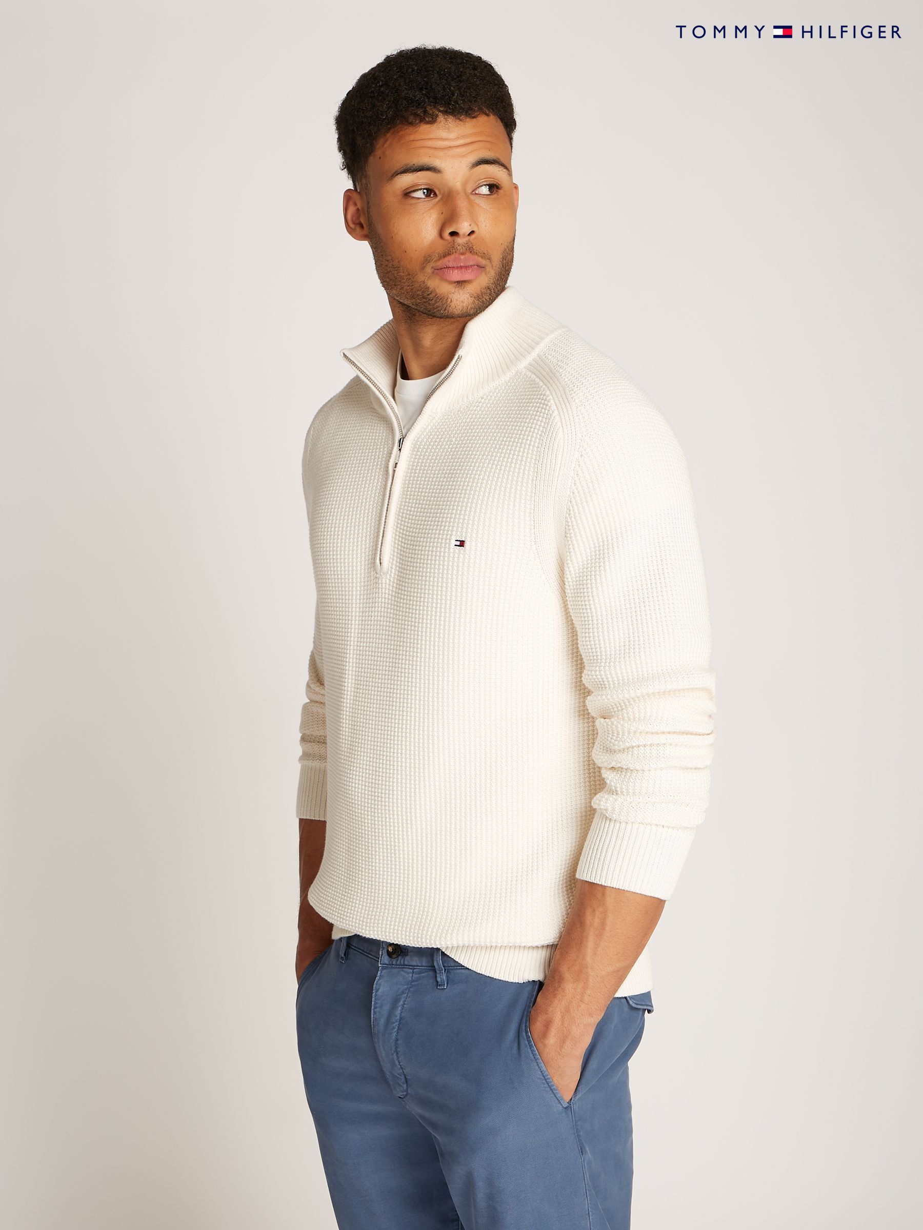 Tommy hilfiger mock neck jumper 2025