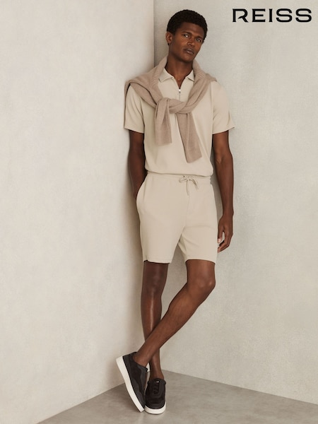Piedra - Reiss Amarillo Textured Drawstring Shorts (AW8924) | 95 €