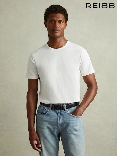 Reiss Optic White Bless Marl Crew Neck T-Shirt (AW8930) | €50
