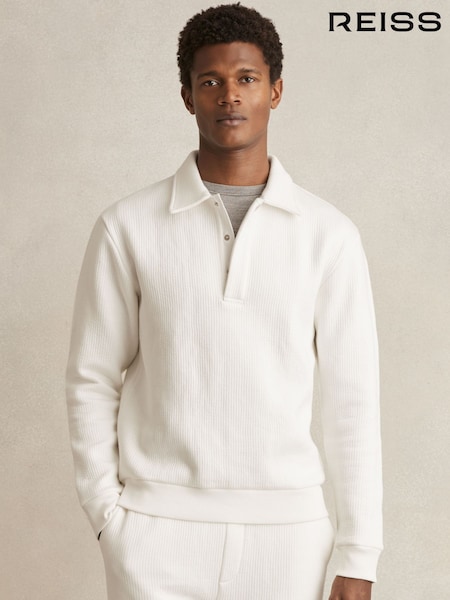 Reiss Saxon Jersey Ribbed Polo Shirt (AW8934) | €154