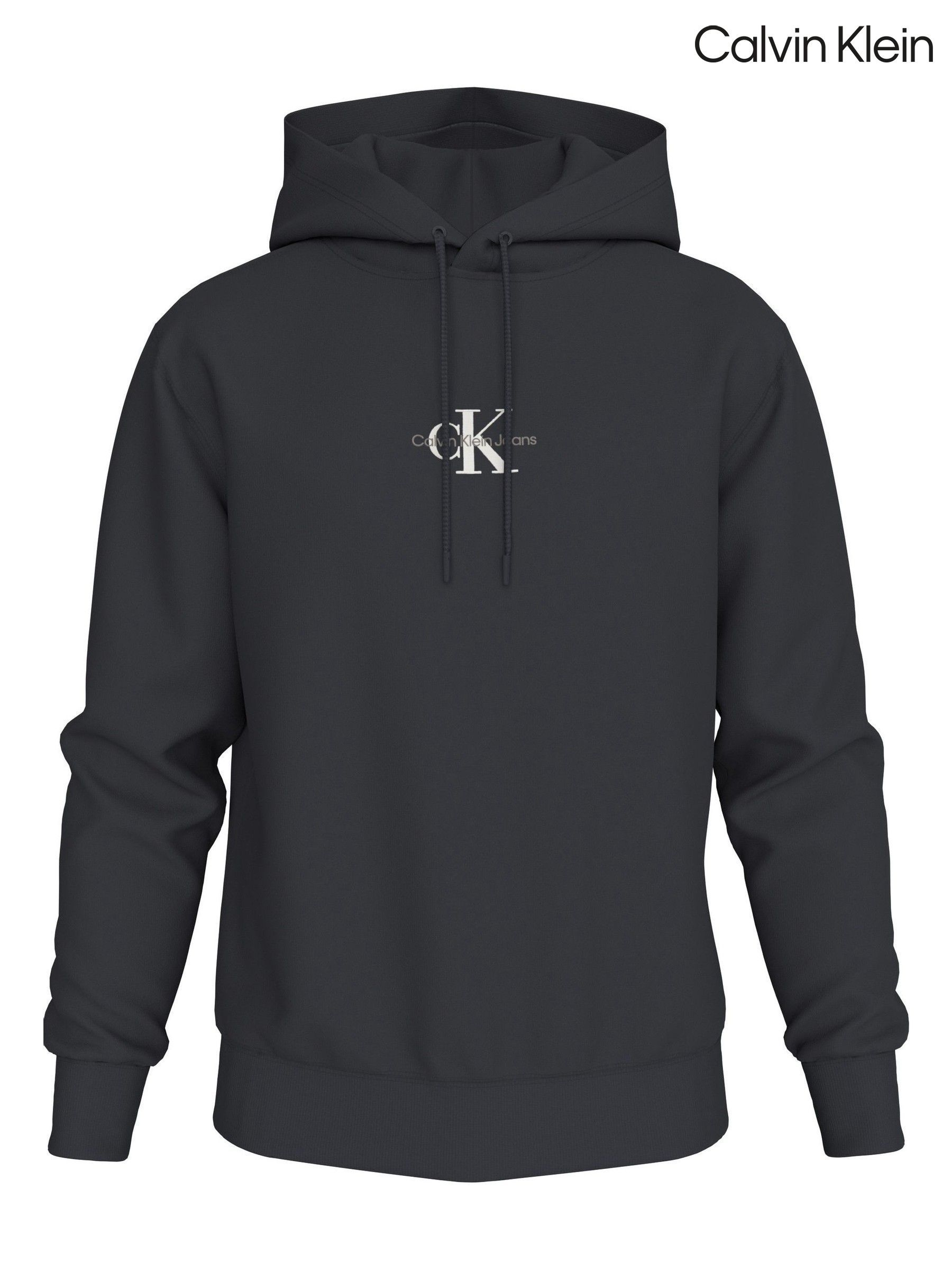 Calvin klein hoodie mens black outlet