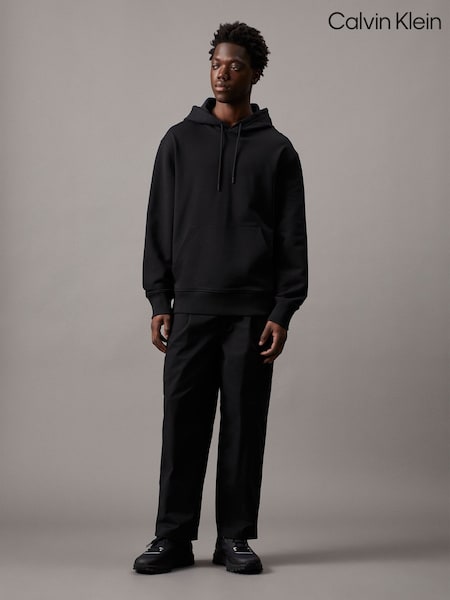 Calvin Klein Cropped Pleated 100% Cotton Trousers (AW9106) | €119