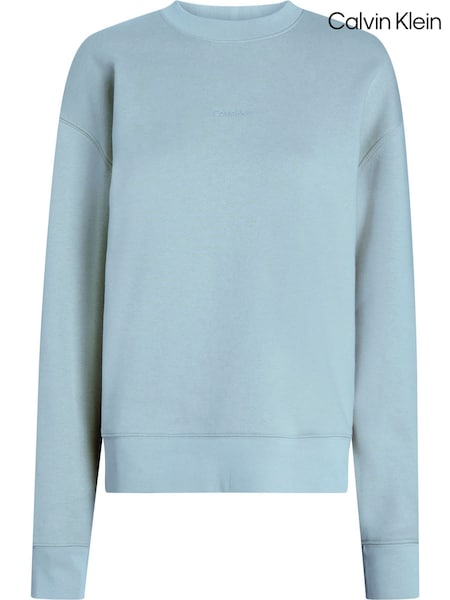 כחול  - Calvin Klein Crew Neck Sweatshirt (AW9112) | ‏453‏₪