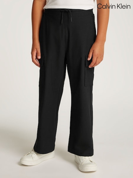 Calvin Klein Black Knit Skater Trousers (AW9158) | €114 - €143