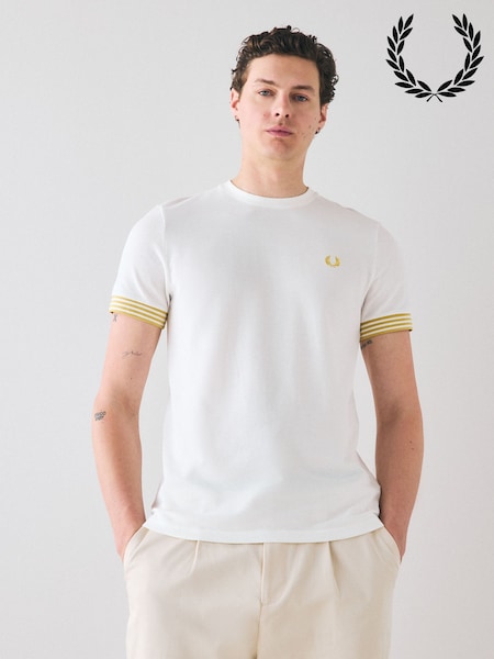 Fred Perry Striped Cuff T-Shirt (AW9336) | €88