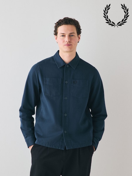 Fred Perry Cotton Twill Overshirt (AW9364) | €184