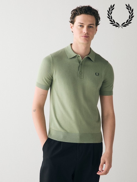 Fred Perry Cotton Knitted Polo Shirt (AW9368) | €139