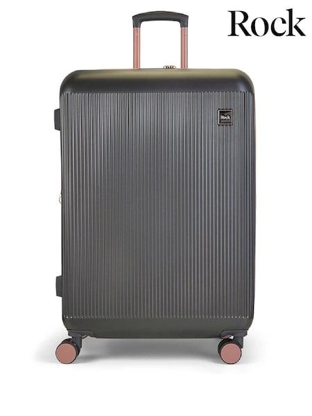 Grå - Rock Luggage Large Aria Suitcase (AW9445) | kr2 320