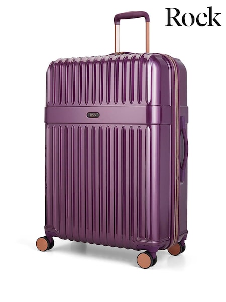 Violetti - Rock Luggage Suuri Selene matkalaukku (AW9456) | €173