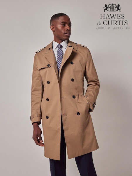 Hawes & Curtis Natural Trench Coat (AW9517) | €264