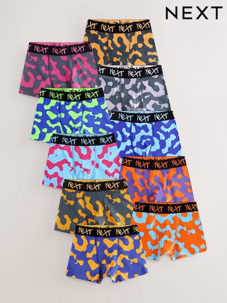 Barvita kamuflažna - Boxers 10 Pack (2-16yrs) (AW9871) | € 34 - € 40