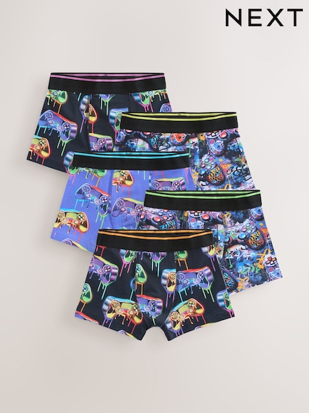 Grafitti Gamer Boxers 5 Pack (2-16yrs) (AW9875) | €20 - €28