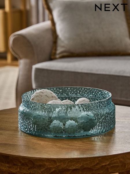 Pressed Glass Decorative Bowl (AW9887) | ‏116 د.إ.‏