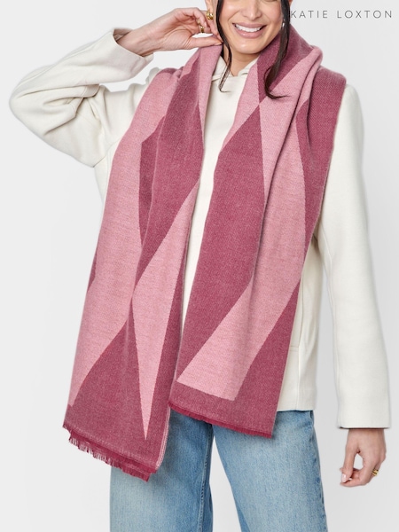 Katie Loxton Printed Diamond Blanket Scarf (AW9917) | 89 LEI