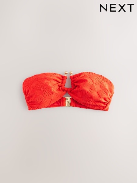 Red Shell Jacquard - גזרו בנדו ביקיני עליון (AW9929) | ‏93‏₪