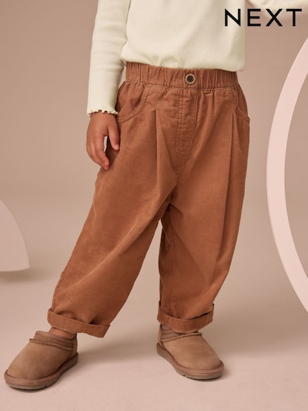 Tan Brown Cord Trousers (3mths-7yrs) (AW9938) | 64 QAR - 74 QAR