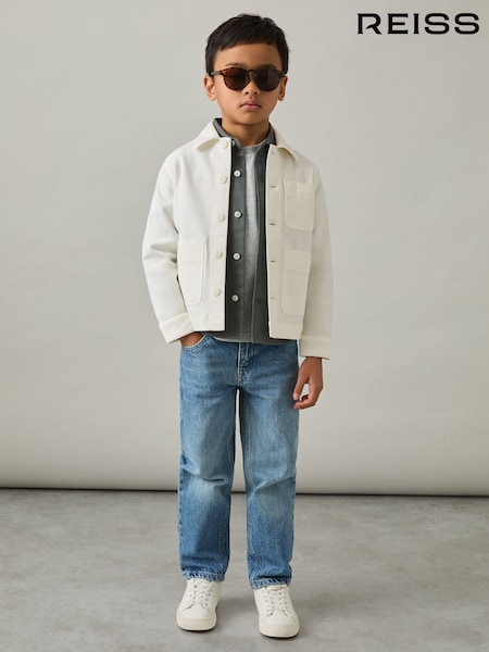 Off White - Reiss Mcduffy Cotton-Blend Work Jacket (AW9954) | 80 €