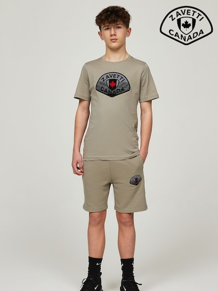 Zavetti Canada Grey Junior Botticini Reflective Shorts (AY0008) | ₪161