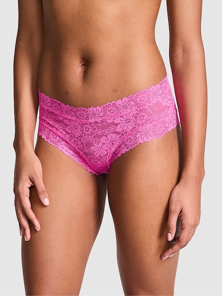 Victoria's Secret PINK Pink Gossip Cheeky Floral Lace Knickers (AY0118) | €10.50
