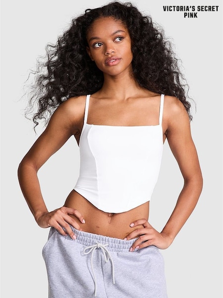 Victoria's Secret PINK White Soft Stretch Bra Top (AY0147) | €29