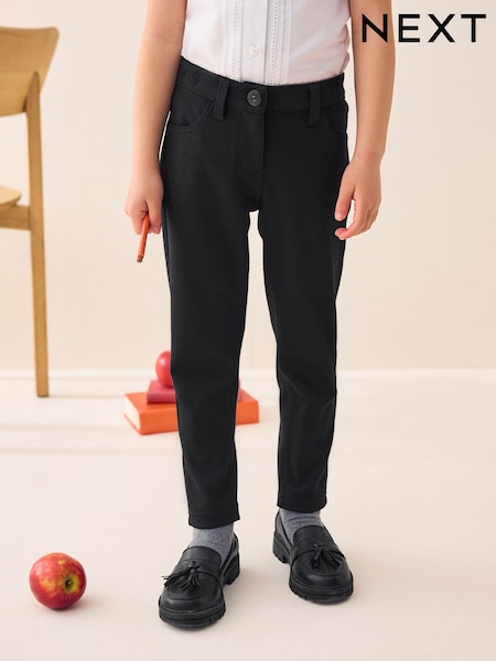 Schwarz - School Skinny Stretch Trousers (3-18yrs) (AY0172) | 13 € - 23 €