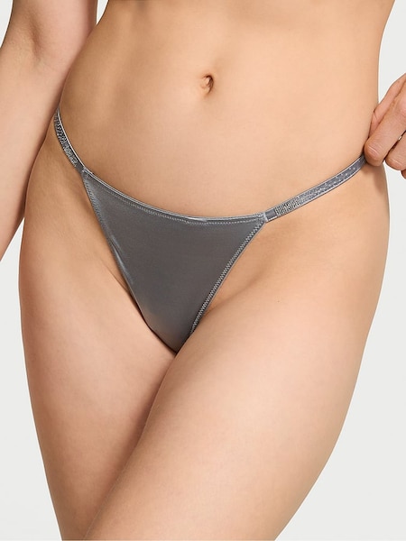 Victoria's Secret Asteroid Grey G String Scattered Shine Strap Knickers (AY0440) | €22.50
