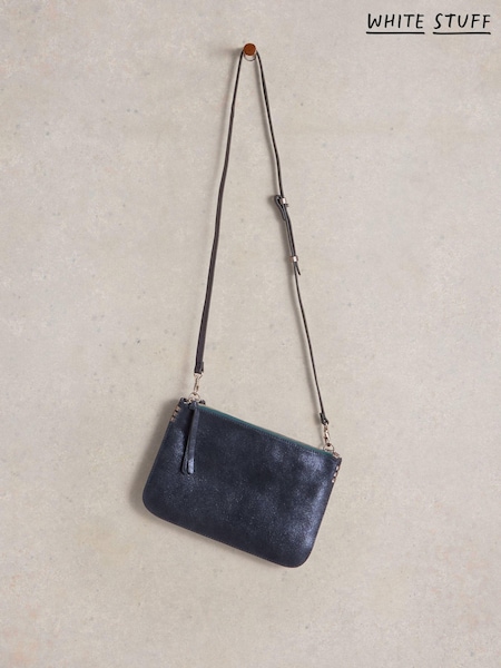 White Stuff Blue Connie Double Crossbody Pouch (AY0551) | AED172