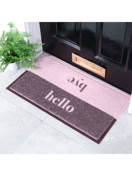 Artsy Mats Pink Hello Bye Doormat (AY0670) | € 39