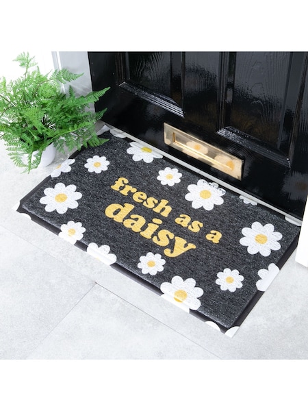 Artsy Mats Black Fresh As a Daisy Doormat (AY0732) | € 39