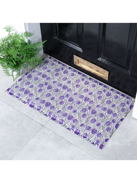 Artsy Mats Purple Tulip Doormat Doormat (AY0737) | € 39