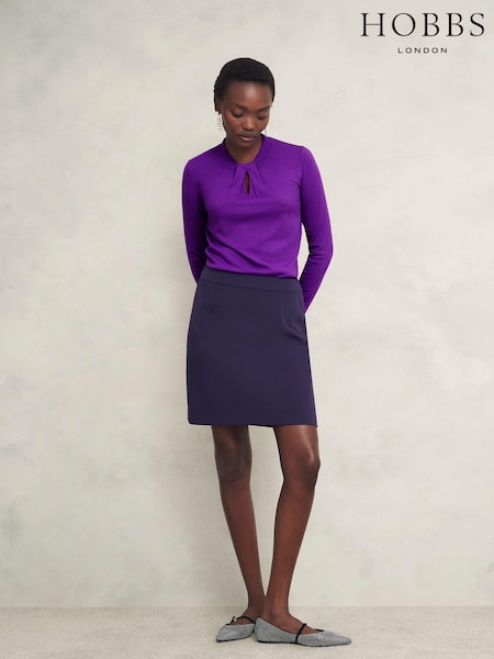 Hobbs Purple Effie Jumper (AY0750) | €87