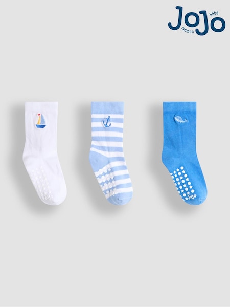 JoJo Maman Bébé Embroidered Socks 3 Pack (AY1351) | 15 €