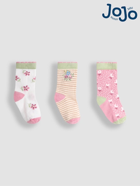 JoJo Maman Bébé Printed Socks 3 Pack (AY1358) | 15 €