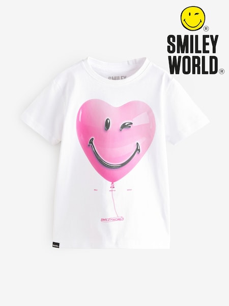 SMILEYWORLD® Girls Graphic Relaxed 100% Cotton T-Shirt (AY1414) | ₪70 - ₪91
