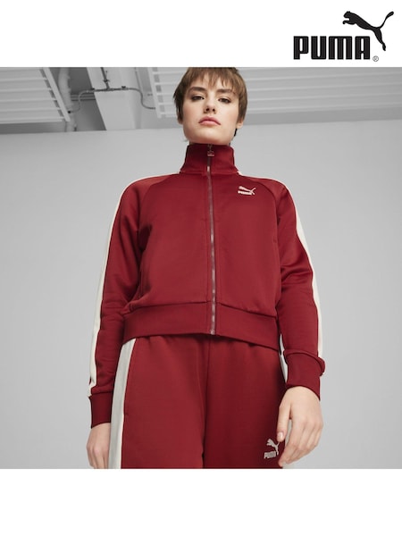 Puma Red Womens Iconic T7 Track Jacket (AY1451) | €93