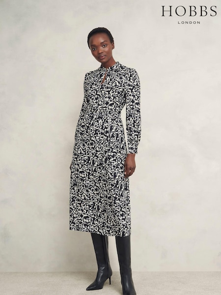 Hobbs Black Cynthia Dress (AY1489) | €228