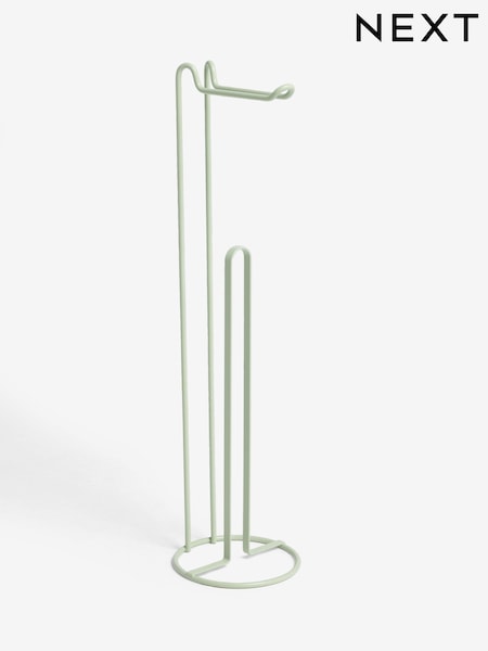 Green Sage Wire Toilet Roll Holder (AY1519) | AZN 27