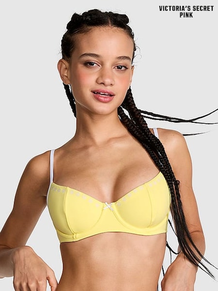 Victoria's Secret PINK Popcorn Yellow Buttercup Bikini Top (AY1529) | €39