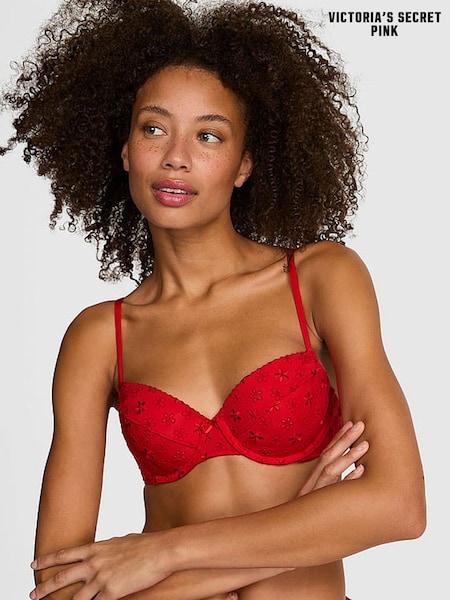 Victoria's Secret PINK Bandana Red Ryder Push Up Bikini Top (AY1534) | €39