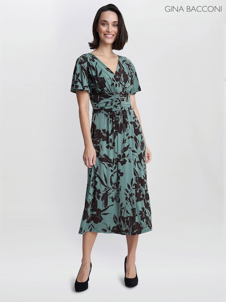 Gina Bacconi Heidi Jersey Print Dress (AY1616) | €79