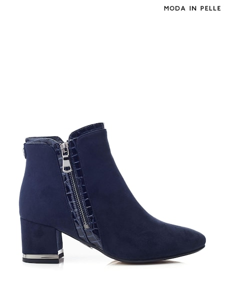 Moda in Pelle Peggi Smart Angular Topline Boots (AY1629) | AED404