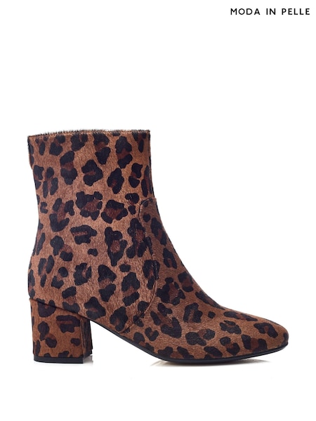 Moda in Pelle Otto Low Block Heeled Black Boots (AY1632) | €177